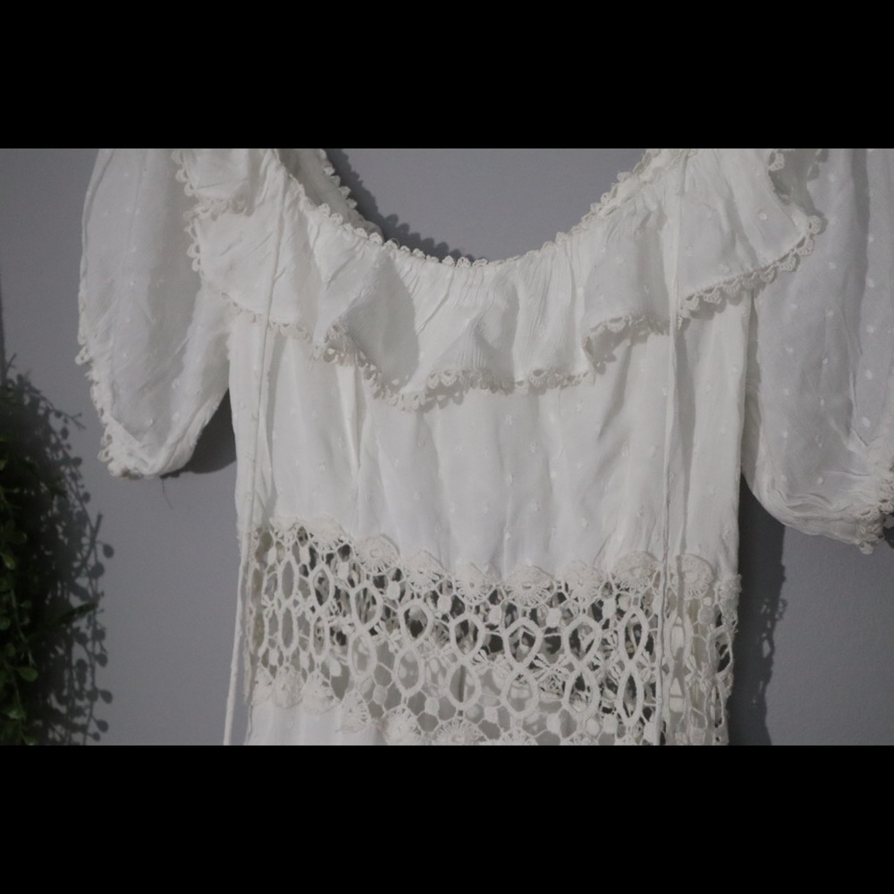 Free People MixedEmotions Off Shoulder Mini Dress - Picture 6 of 6